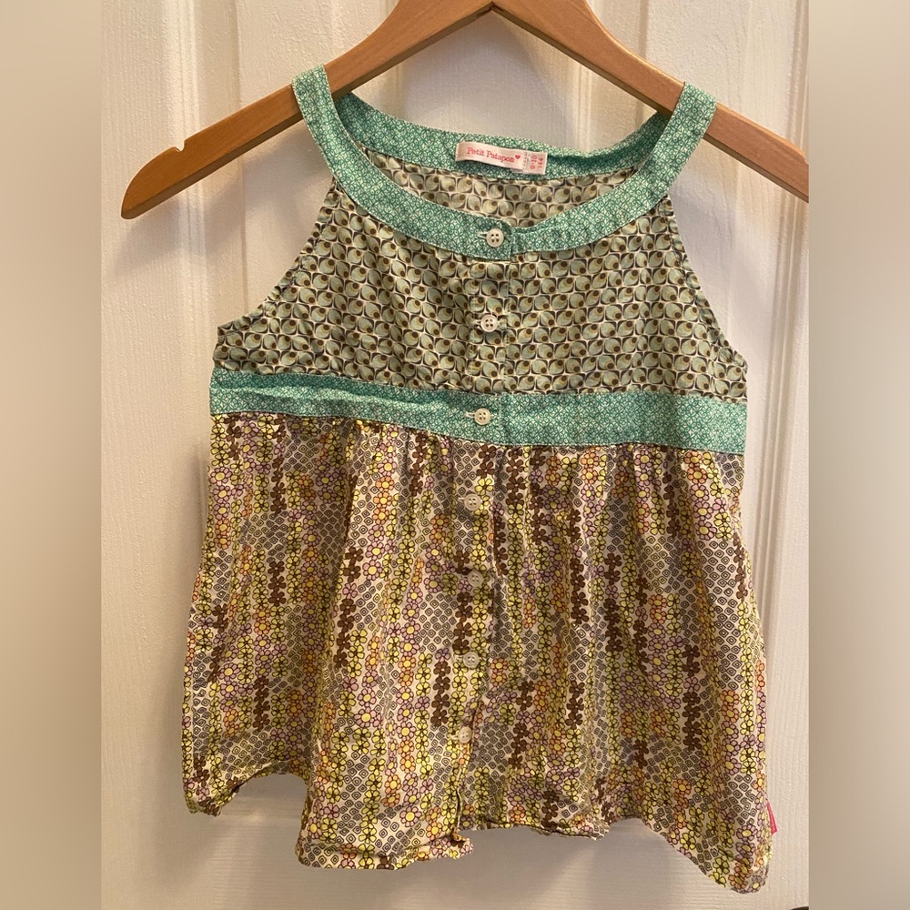 Petit Patapon sleeveless top size 9-10